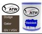 Preview: Dodge, Gator, GV / VGV: 500ml Lackdose, von ATW Autoteile West.